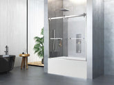 60‘’ x 60'' Bathtub Shower Glass Door With Frame